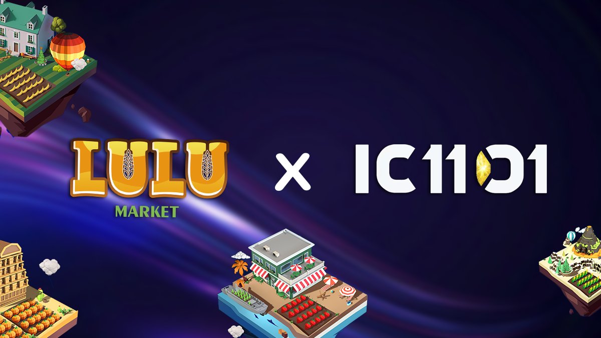 🎉LULU Market is thrilled to announce partnership with <a href="/IC1101World/">IC1101</a>

🤩IC1101 is a comprehensive open-#metaverse #infrastructure #platform deployed on the #EVM L2 Appchain, integrating three products: space world and Meta-commerce.

Together, the future of digital experiences is