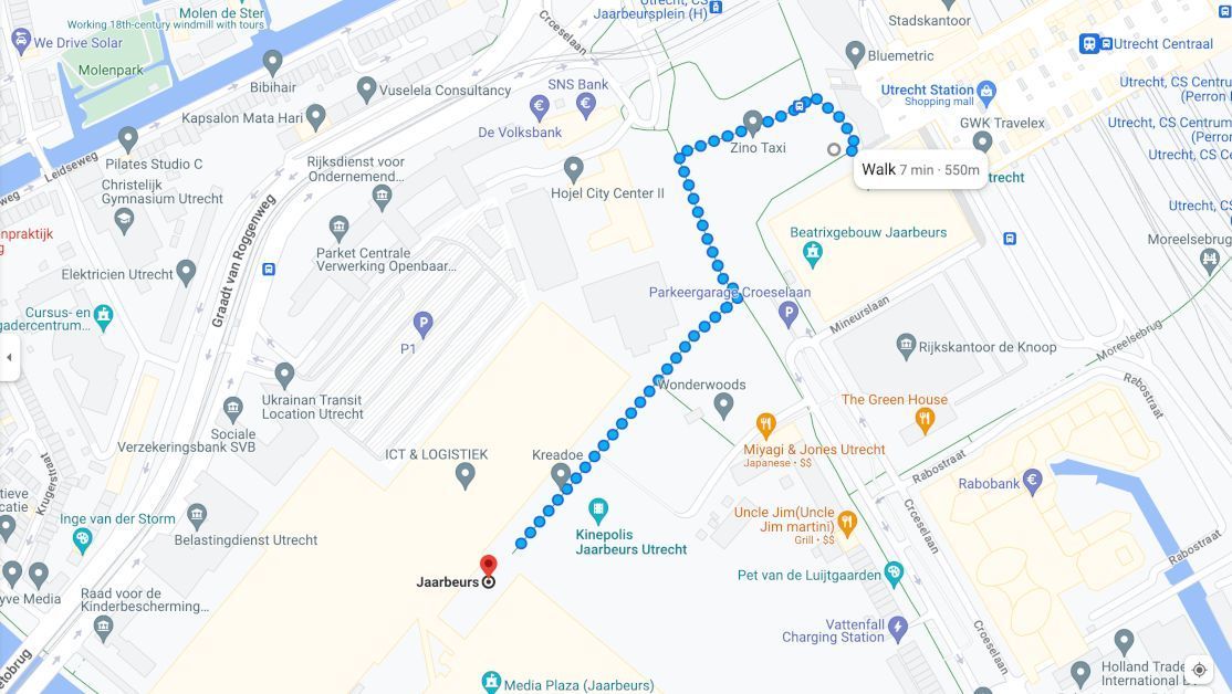 Just two days until KCD Utrecht, so we want to help you out with a route to the venue. 

Located next to Utrecht Centraal station, it's a short walk to get to the Jaarbeurs. 
Need tickets/link to the venue address? 

Be sure to visit buff.ly/3SnBoDd  

See you soon🥳