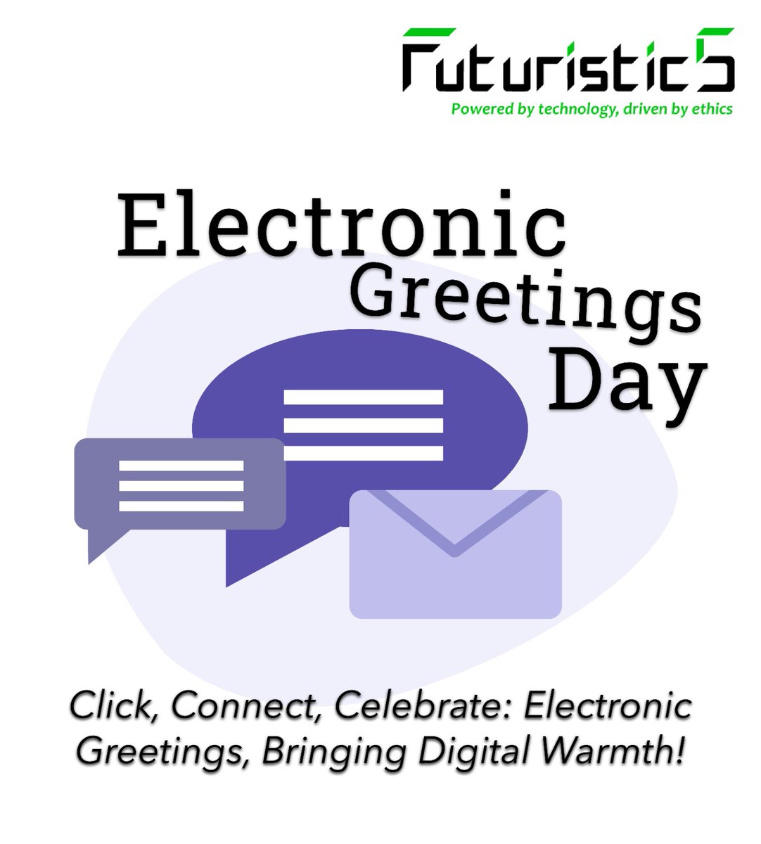 No stamps required, just a #click away!

Celebrate #ElectronicGreetingsDay and share the joy #digitally. 💌🌐

#technology #digitalconnection #India #connections #networking #networkandconnect #Pune #informationtechnology #connectivity #greetings #Futuristic5 #connectingtogether