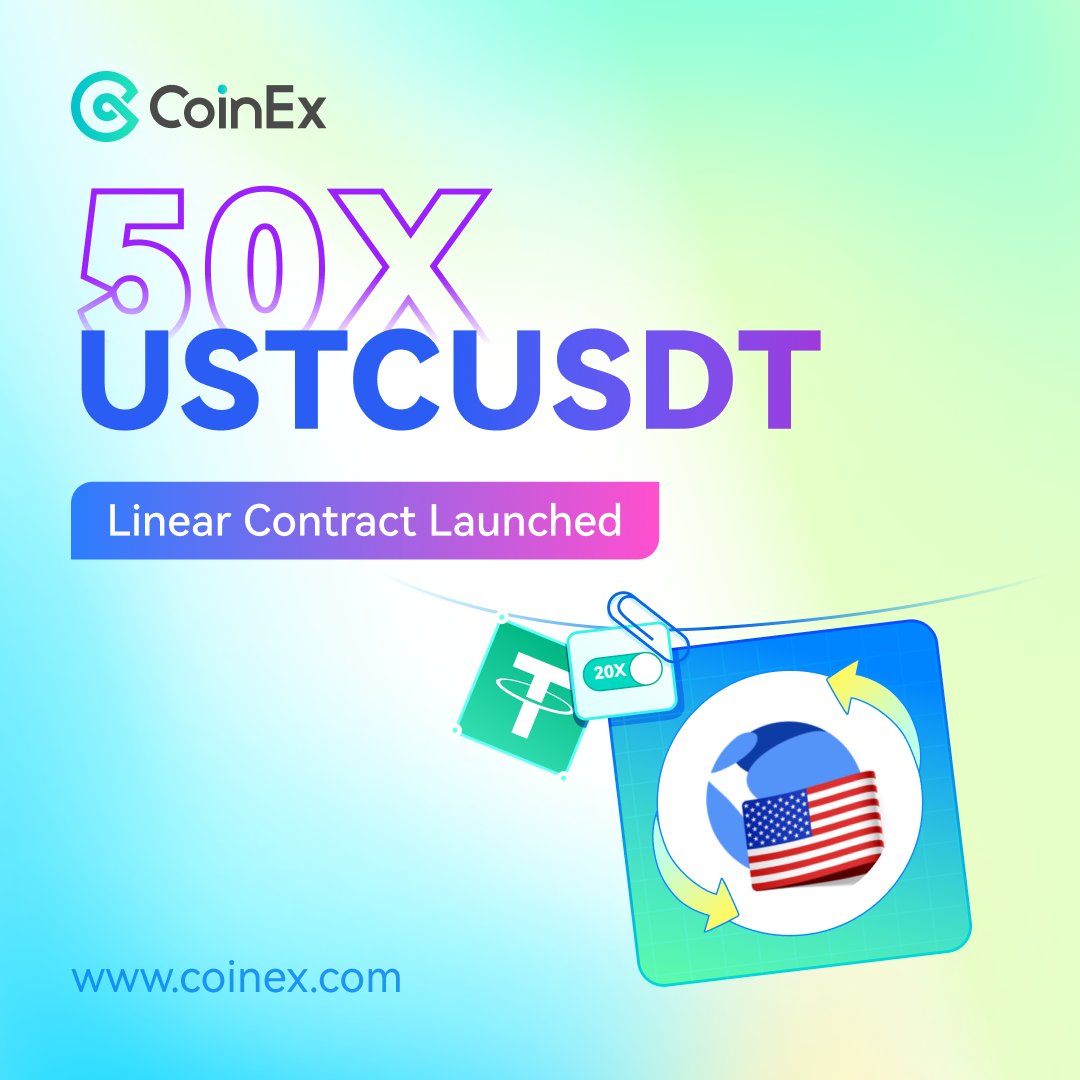 coinexcom's tweet photo. The PYTHUSDT & USTCUSDT Linear Contract are arriving on #CoinEx on Nov 29 at 07:00 (UTC). We are offering flexible leverage options from 1x to 20x(up to 50x for USTCUSDT) to meet your diverse trading strategies. (Announcement in threads)
$PYTH $USTC #LinearContract #Trading https://t.co/rlLHsgz7fK