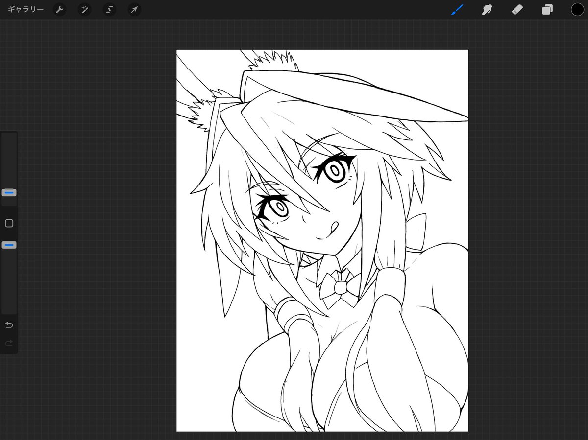 線画にするけど仕上げはわからないす