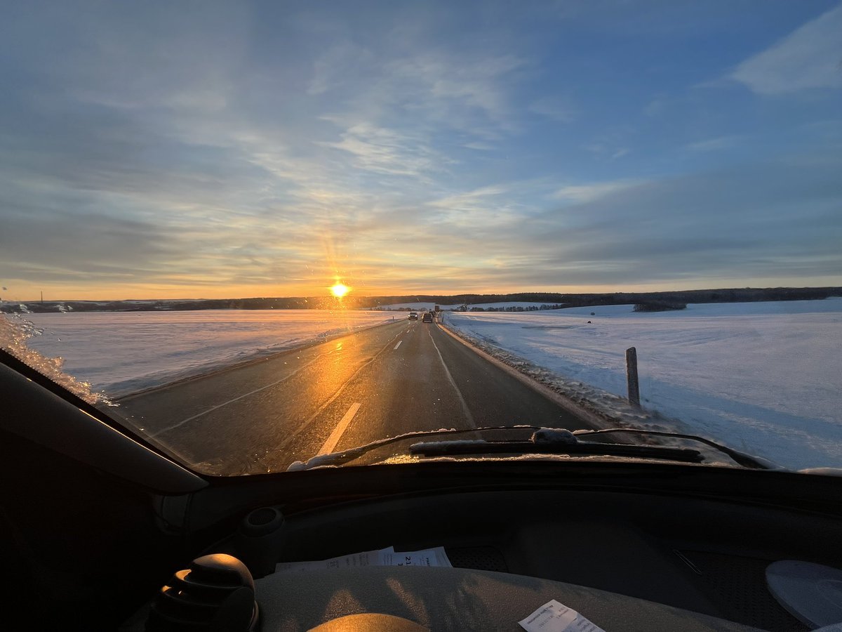 #wintersunrise ….frostig aber schön!