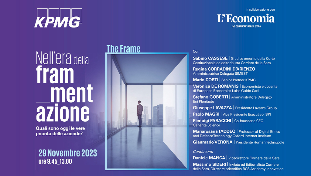 #29novembre | L'AD #SIMEST <a href="/R_CorradiniD/">Regina Corradini D'Arienzo</a> parteciperà all'evento organizzato da <a href="/L_Economia/">Corriere L'Economia</a> e <a href="/KPMG/">KPMG</a> "Nell'Era della Frammentazione".
"Finanziare l'#Internazionalizzazione" l’oggetto del suo intervento.
#export #MadeInItaly
🔴Segui la diretta streaming su corriere.it