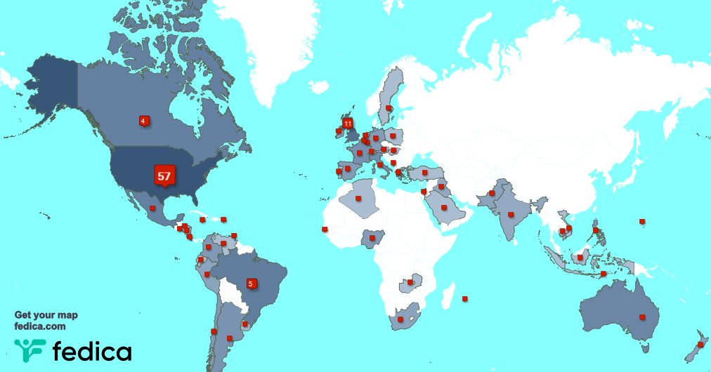 I have 1 new followers from USA 🇺🇸 last week. See fedica.com/!LoLoElizabeth…
