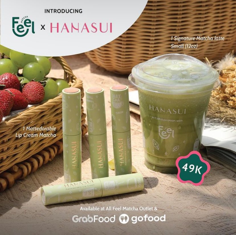 YESS KOLABORASI Feel Matcha &amp; Hanasui! Yuk cek langsung ke Instagram kita!!