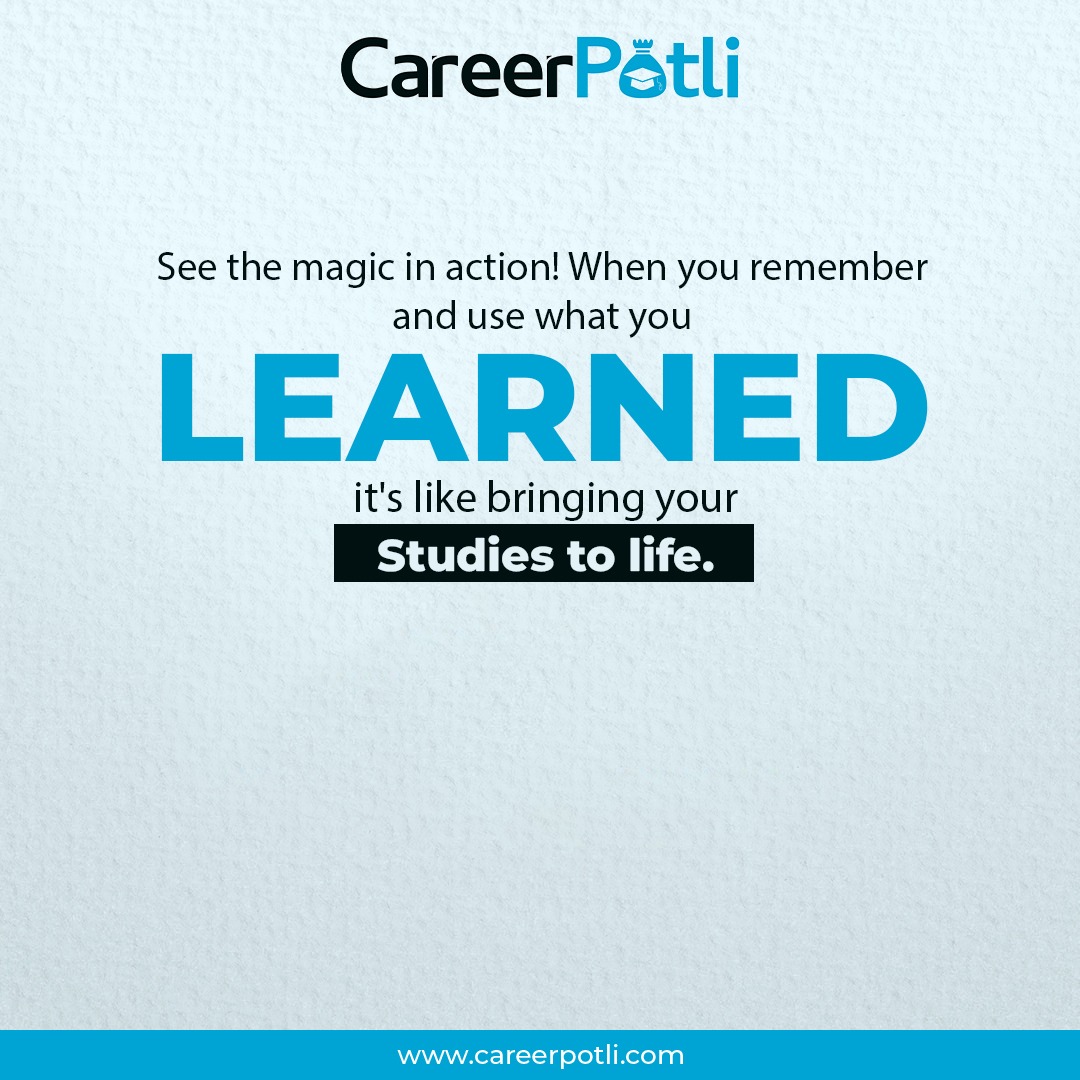 careerpotli's tweet photo. Grab the secret weapon to supercharge your studies! Explore the world of Active Recall and transform the way you learn. Curious? Hit that like button and share the excitement! CareerPotli promises a more insightful Part 2
#careerpotli #careeguide #careers #studytricks https://t.co/1XBn5y3uI3