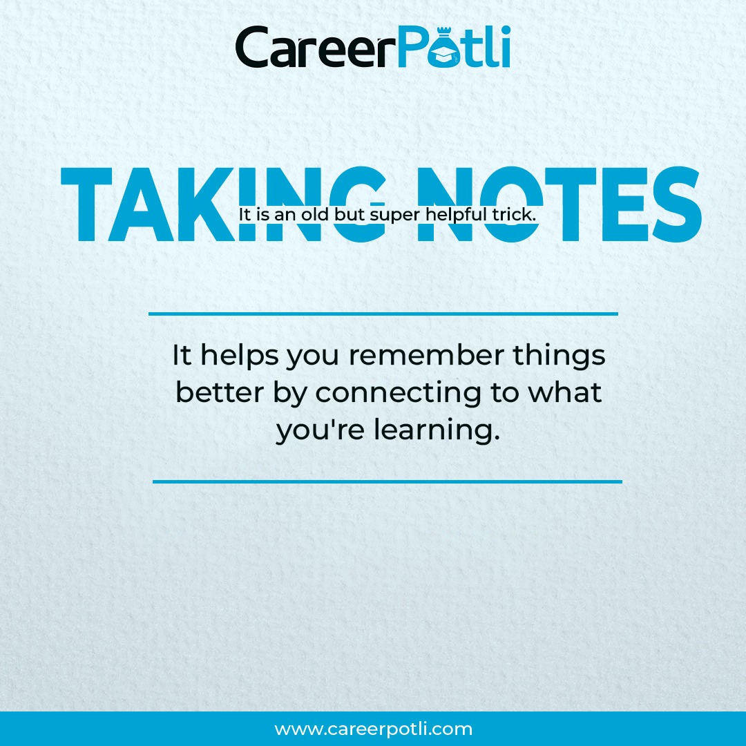 careerpotli's tweet photo. Grab the secret weapon to supercharge your studies! Explore the world of Active Recall and transform the way you learn. Curious? Hit that like button and share the excitement! CareerPotli promises a more insightful Part 2
#careerpotli #careeguide #careers #studytricks https://t.co/1XBn5y3uI3