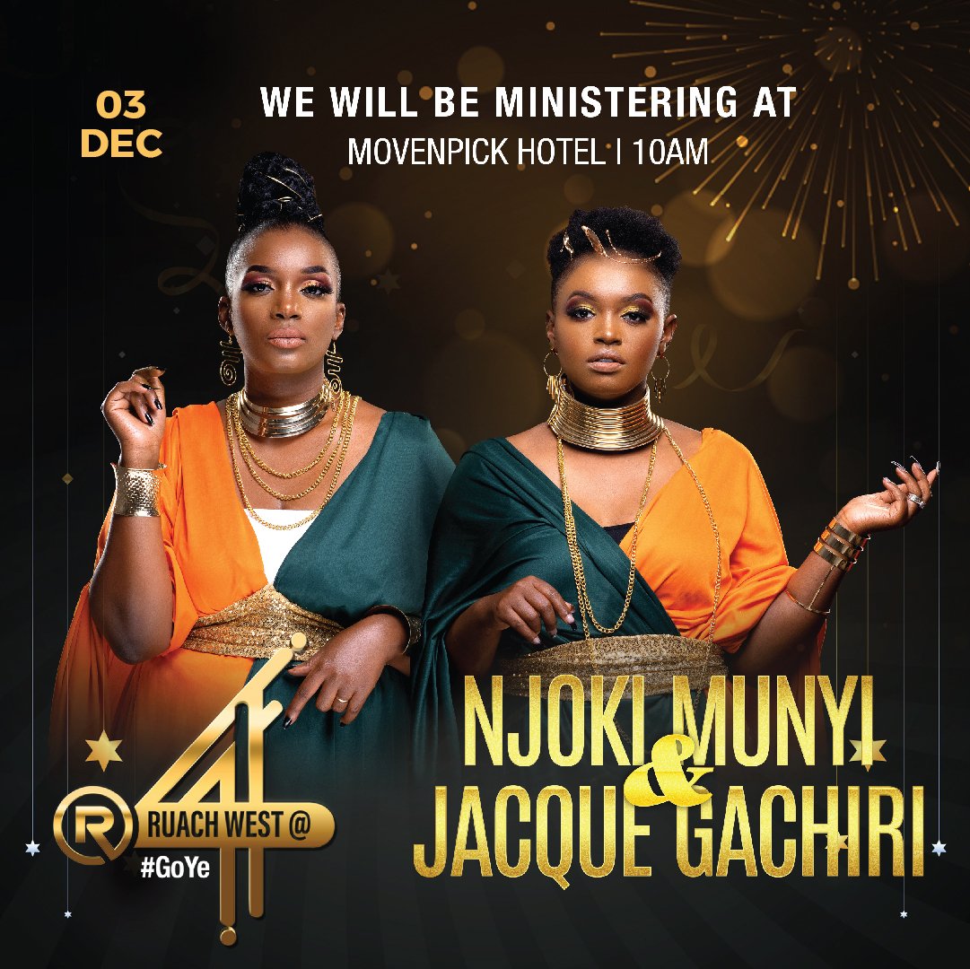 Fam, are you ready🤩🤩🤩🤩???
@njokimunyi &amp; <a href="/jaquegachiri/">Jaquegachiri</a> will be in the house 🥳🥳🥳
See you there!!

#RWestAt4 
#GoYe