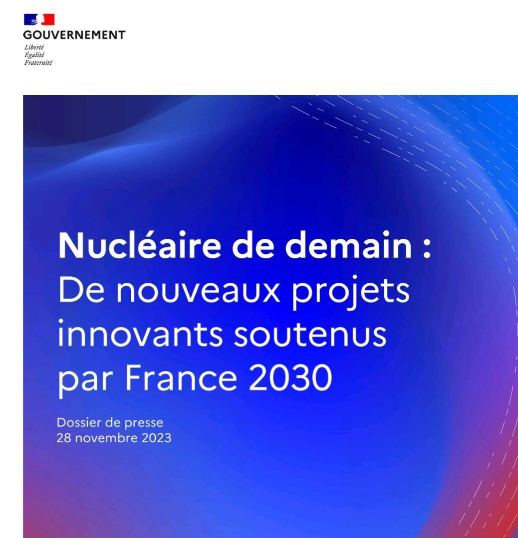 ☢️ Nous sommes fiers d'avoir accompagné 3 des 6 nouveaux lauréats de l'appel à projets 'Réacteurs nucléaires innovants' de #France2030 !  

@otreraenergy @Hexana_Fr & Blue Capsule ont été accélérés via le programme d'intrapreneuriat #FAST mené par Starburst pour le @CEA_Officiel.