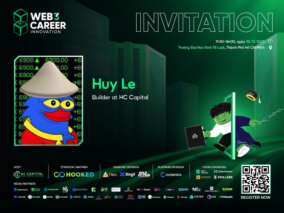 HuyLe_HC's tweet image. Hẹn ae ngày mai tại ĐH Kinh Tế Luật nhé. Ngày hội nhập môn Crypto kiêm offline HC :)))

Link đăng mở hết hôm nay: lu.ma/WCI.UEL

#WCI