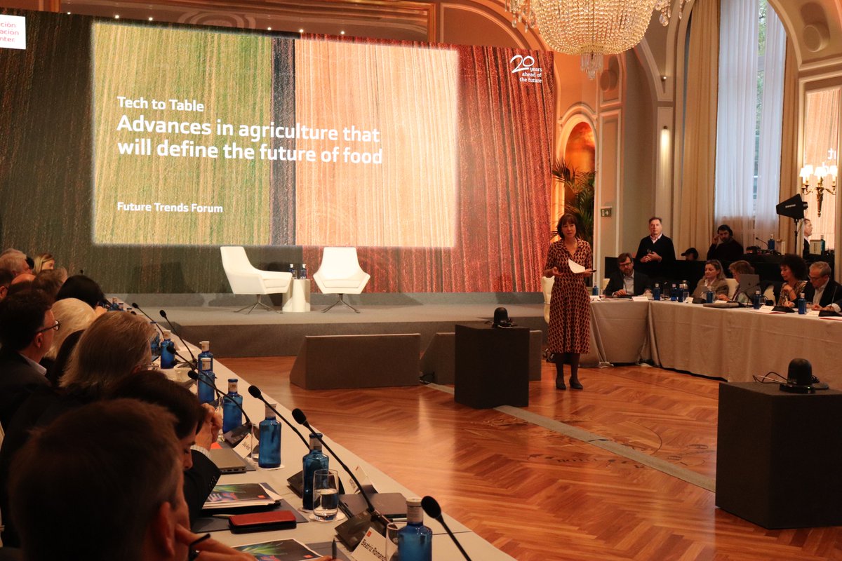FundacionBKT's tweet image. The Future Trends Forum "#TechToTable: Advances in agriculture that will define the future of food" begins. 

The forum starts with Juan Moreno Bau, Director of the Foundation and @FrancesSSellers, host of the forum.

Stay tuned using #TechToTable and through our social networks!