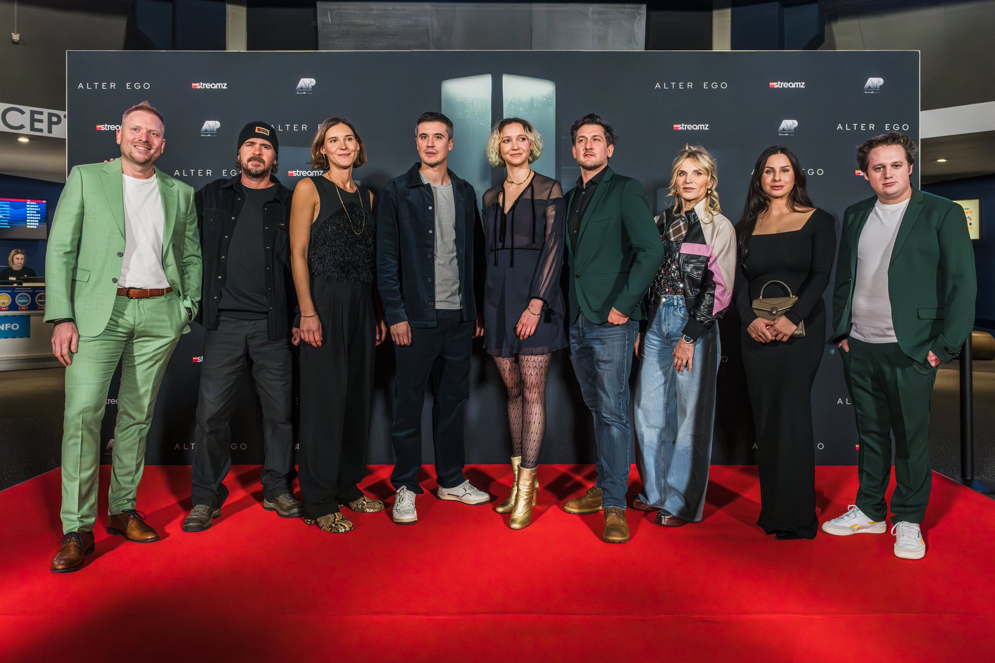 Op de première van Alter Ego op Streamz