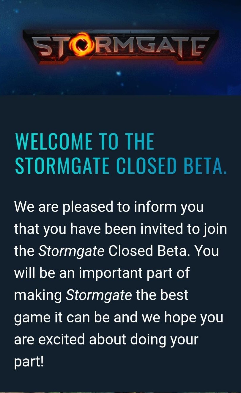 November Update - Stormgate