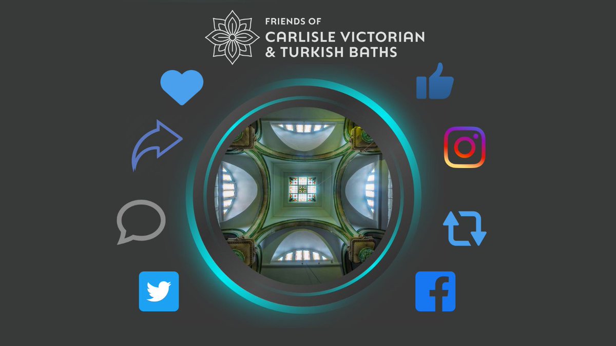 FriendsBaths's tweet photo. Every like, comment & retweet of our posts means more people will hear about about #Carlisle's beautiful #TurkishBaths & our #vision to #ReopenCarlisleBaths as a #health & #wellbeing centre. Please help spread the word our #campaign😉
#share #heritagematters #historicbaths https://t.co/OyuiXb2ZVy