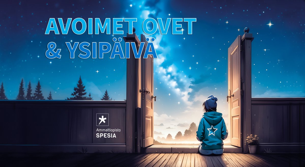 AoSpesia's tweet photo. Avoimet ovet ja ysipäivä to 30.11.2023 klo 9–13 kaikilla Spesian 12 paikkakunnalla – tulkaahan moikkaamaan! Ysiluokkalaisille omaa ohjelmaa ja osalla paikkakunnista myyjäiset tai toiminnallisia pisteitä. Tervetuloa! https://t.co/EXge7b3Kua