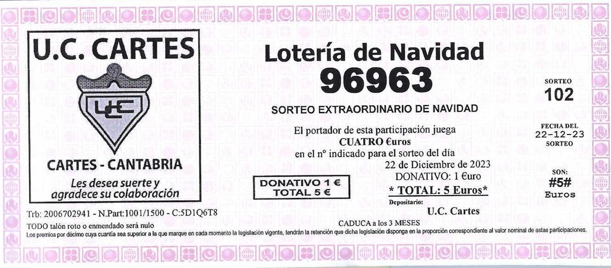 unin_club's tweet photo. No dejes de Comprar tu participación de Lotería del Club. De venta en el Bar el Diurno, Bar la Bolera de Cartes, El Corocotta y tambien en la sede  del Club en los Campos del Ansar.!!! https://t.co/vBGhn22aNJ