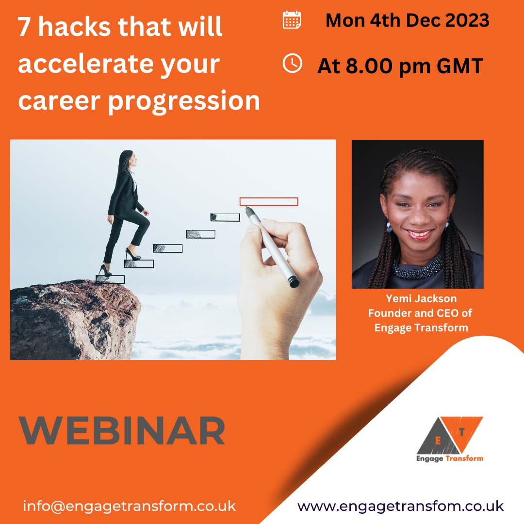 jackson_yemi's tweet photo. Want to accelerate your career? Join me for a power hour where I'll share 7 proven hacks drawn from my 25 years of successful career experience and 5 years in executive search. Don't settle for less than your capability. Keep pursuing your ambition!

Join me for the next 7 Hac... https://t.co/FfynZ2UlkW