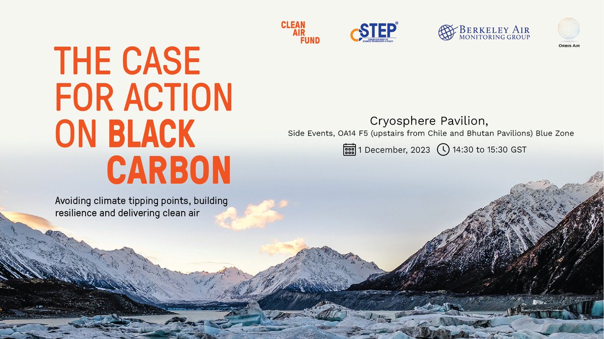 By reducing black carbon emissions, we can drive better health and environmental justice outcomes. Yet black carbon remains largely absent from the mainstream climate and health agendas. 🗓️ #COP28 side-event: Join us and @CSTEP_India this Friday to launch our new policy brief…
