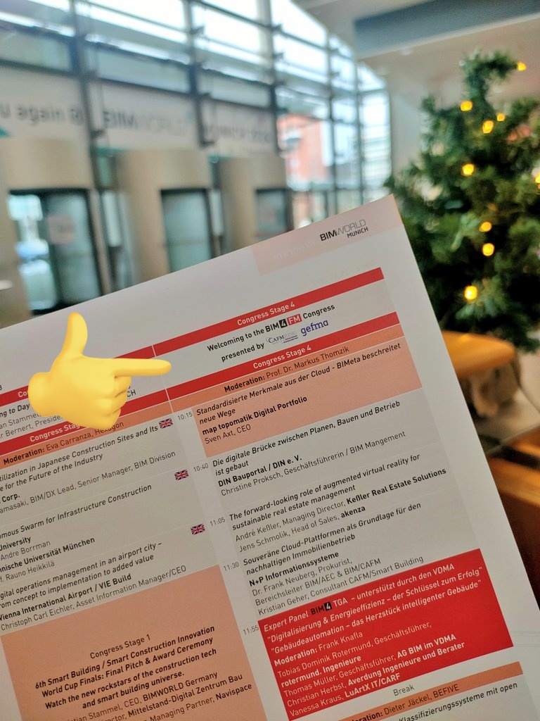 The #BIM4FM Congress is happening today at Stage 4. Dive into discussions in #facilitymanagement, #buildingautomation and more. Join and shape the future of facility #operations. #BIMuc23 <a href="/cafmring/">CAFM RING e.V.</a>
