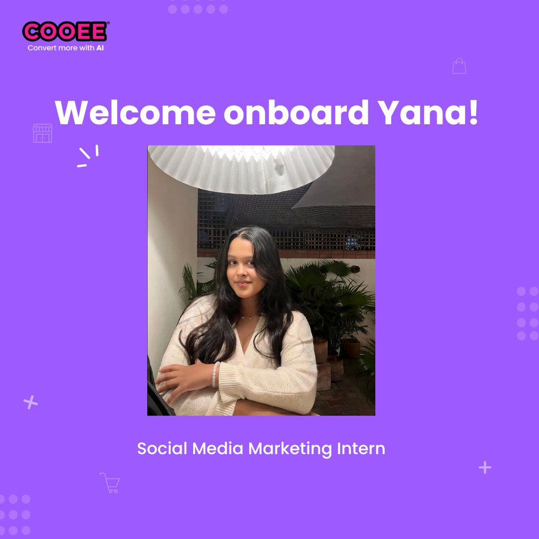 🌟 Join us in giving a warm welcome to our newest team member, Yana Mukherjee! 🎉 As our Social Media Marketing Intern, she's ready to bring a fresh perspective and creative ideas to our online community.