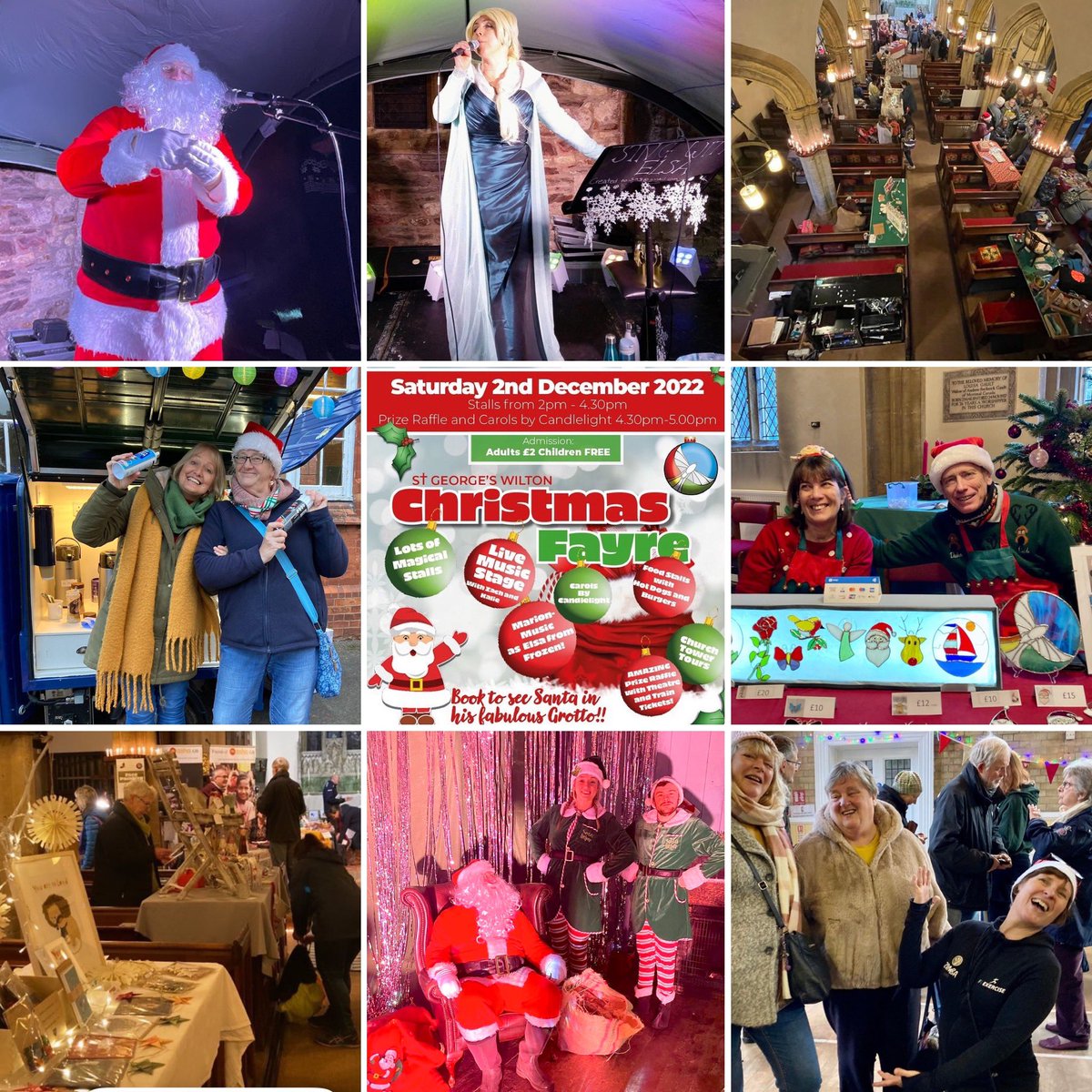 Come along for some festive fun THIS SATURDAY as we welcome Santa into his sparkly grotto, listen to Elsa from Frozen, look at magical stalls as well as food, drink, face painting and so much more!
Ho Ho Hope you can make it! #stgeorgeswilton #christmasfayre #tauntonsomerset