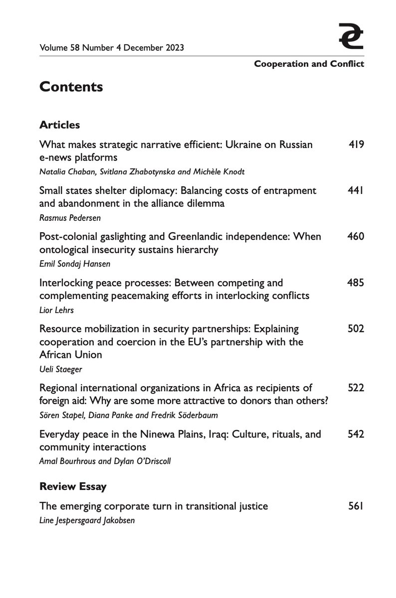 🔥The November issue of @CoCo_journal is out! 🔥

Join us in the thread below, as we recap how the seven articles & one review essay were introduced to readers when they first appeared online!👇👇👇

@OyvindSvendsen @BeaumontPaul @deCarvalhoBen @kristinhaugevik @nupinytt