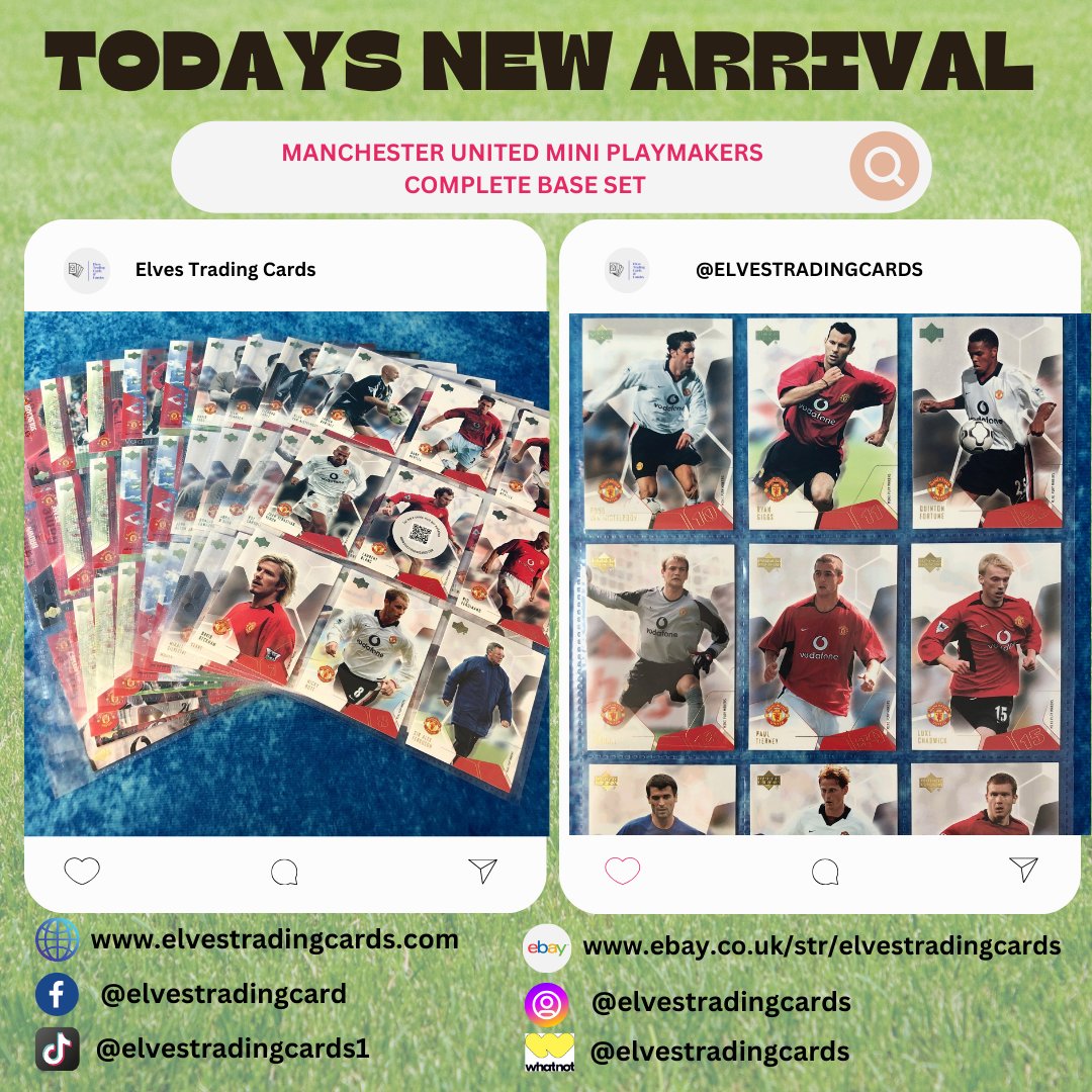 molnarzsolt80's tweet photo. Find us online at
https://t.co/R9hNLHSNfv   
https://t.co/IYMDunad4A
#elvestradingcards #tradingcardcollectors #tradingcardset #tradingcardsuk #vintagecards #ebayuk #hungariancardexpo @elvestradingcard @elvestradingcards #soccercards #manchesterunited #upperdeck #davidbeckham https://t.co/sbVgHImYmG
