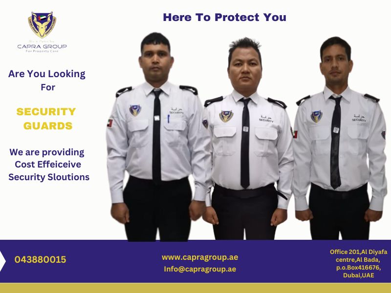 Secure your peace of mind with our top-notch security services. Your safety is our priority, and we're here to protect what matters most to you.

#capragroup #securityprofessionals #heretoprotectyou #dubaisira #dubaisecurity #securityguard #business #security #safety