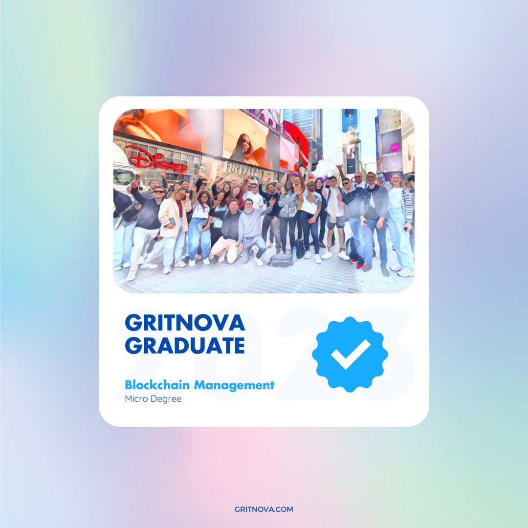 gritnova's tweet image. Our Gritnova Graduation POAP!
