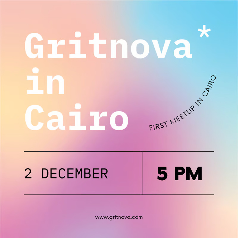gritnova's tweet image. Join us in Cairo! lnkd.in/eh9-x5Y6