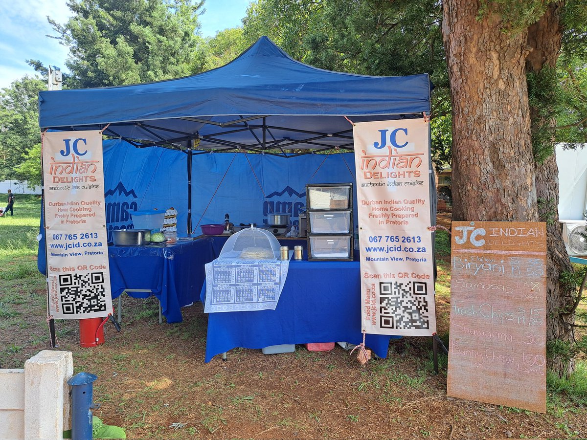 jcidcoza's tweet photo. #SAMHS Prestige Week - Sport Day, serving #Biryani, #Shawarma, #SlapChips, and #Samosas. @SANDF_ZA https://t.co/ZsmRlkcWKI