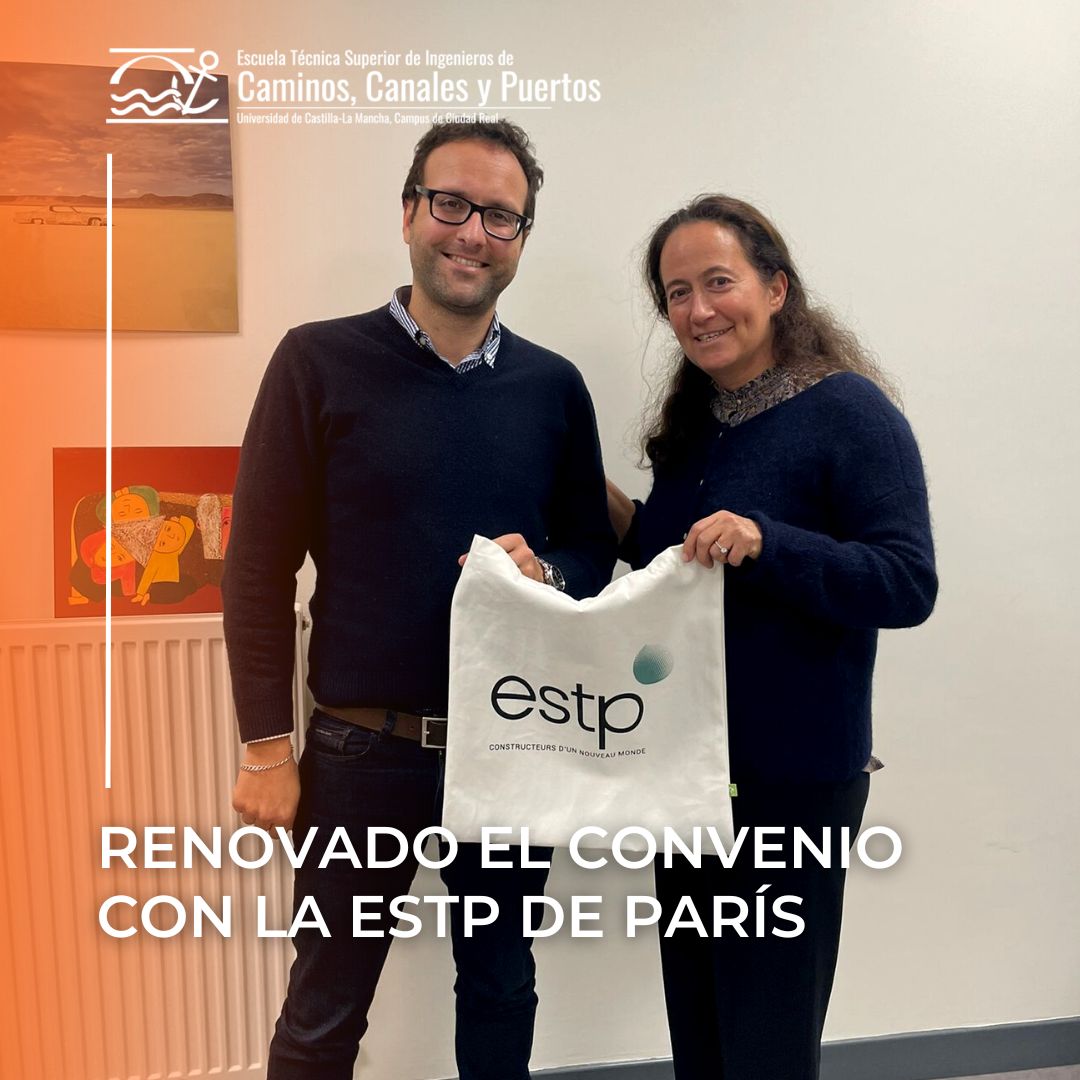 ✍️ Renovado el convenio entre la <a href="/CaminosUCLM/">🔶 ETSI Caminos UCLM 🔶</a> y la @estpparis para continuar con el programa #StudyAbroad

✅ Un programa que permite que los estudiantes de ingeniería civil de la universidad francesa complementen su formación con una estancia en la <a href="/uclm_es/">Universidad de Castilla-La Mancha</a>