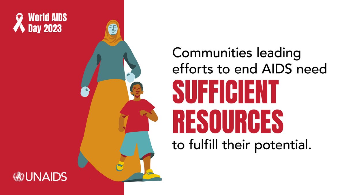 A new report by UNAIDS ahead of #WorldAIDSDay demonstrates the critical role communities play, and how underfunding and harmful barriers are holding back their lifesaving work and obstructing the end of AIDS.

Read report - tinyurl.com/fx6we6x8