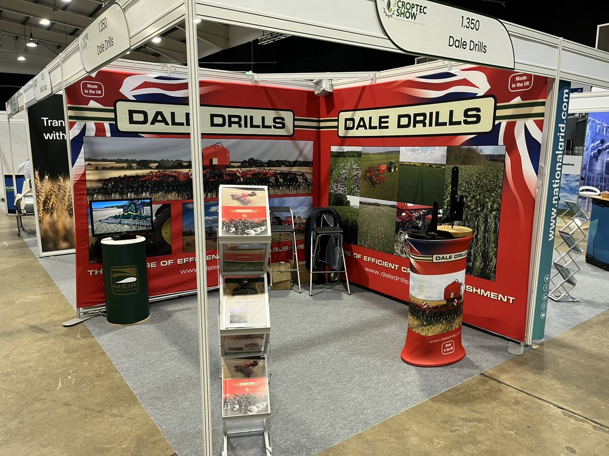 Dale Drills (@daledrills) on Twitter photo Today we are at the <a href="/CropTecShow/">CropTecShow 🌾</a> at <a href="/NAECStoneleigh/">NAECStoneleigh</a>. Come along, today or tomorrow, and speak to the team about our range of innovative seed drills and soil conditioners on stand 350 in hall 1. #notill #croptec Today we are at the <a href="/CropTecShow/">CropTecShow 🌾</a> at <a href="/NAECStoneleigh/">NAECStoneleigh</a>. Come along, today or tomorrow, and speak to the team about our range of innovative seed drills and soil conditioners on stand 350 in hall 1. #notill #croptec