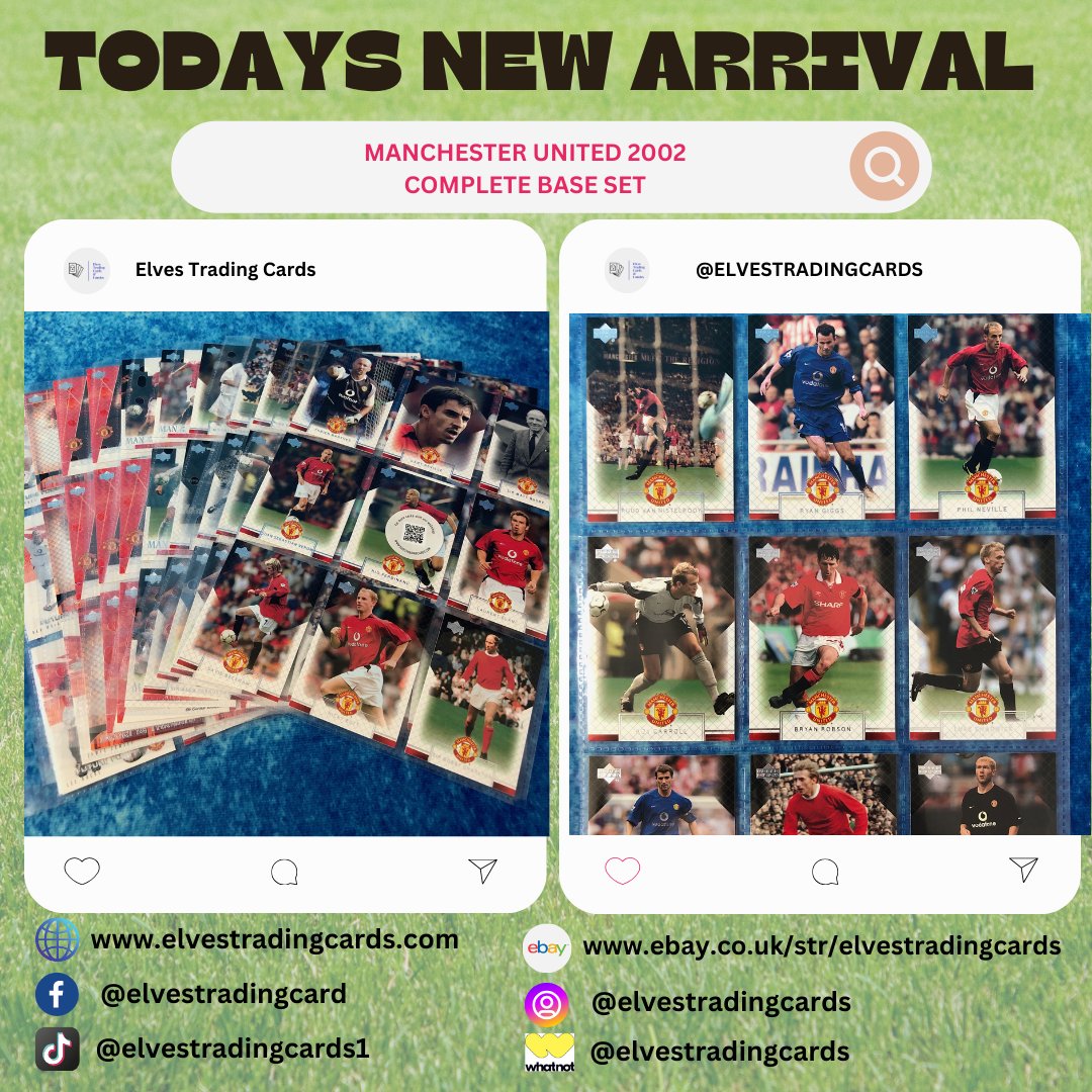 molnarzsolt80's tweet photo. Find us online at
https://t.co/R9hNLHSNfv   
https://t.co/IYMDunad4A
#elvestradingcards #tradingcardcollectors #tradingcardset #tradingcardsuk #vintagecards #ebayuk #hungariancardexpo #soccercards #manchesterunited #davidbeckham @elvestradingcard @elvestradingcards https://t.co/07IUh0MZOf