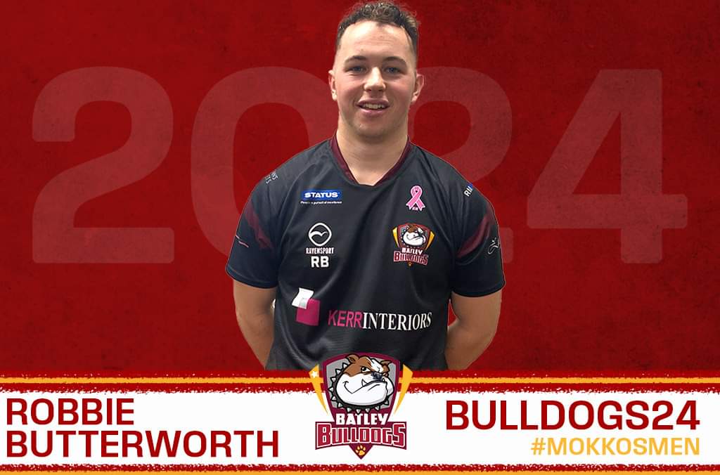Yeah fresh talent in the amazing Robbie butterworth for the 2024 season battler is one happy doggy
