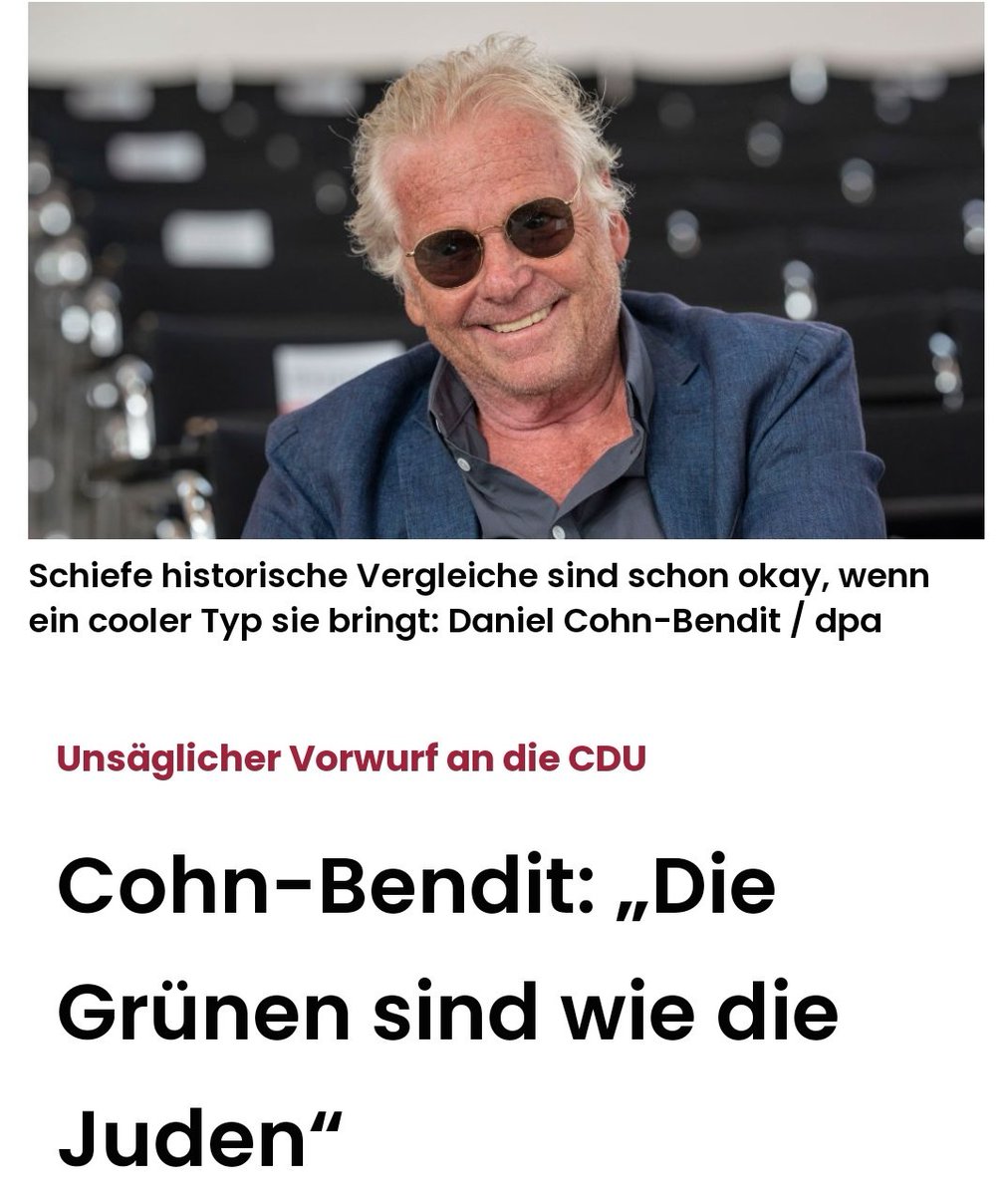 Ein unsäglicher Typ dieser #CohnBendit.
War da nicht mal was mit dem mit einem Spruch über ein ganz kleines Mädchen? #GrueneRausAusAllenParlamenten 👇

cicero.de/innenpolitik/c…