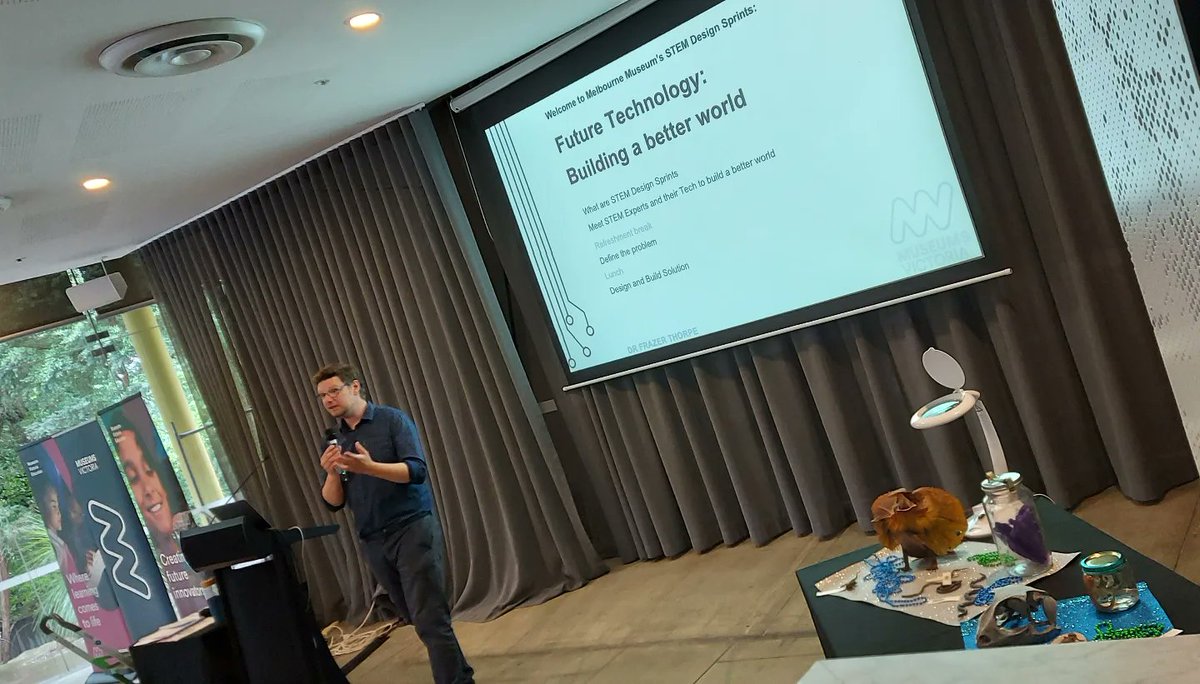 Ro Aguilar (@roaguilar15) on Twitter photo CAVEPS and presenting @STEM Design sprints <a href="/melbournemuseum/">Melbourne Museum</a> π¦ππΈβ’π¦£ππ¦π¦π³π¦ππ¦
π§¬π§ͺπ¬π¦΄π¦· #Science
<a href="/MonashUni/">Monash University</a>
<a href="/UniMelb/">University of Melbourne</a> <a href="/museumsvictoria/">Museums Victoria</a> <a href="/MVLizards/">Jane Melville AM</a> #fossils CAVEPS and presenting @STEM Design sprints <a href="/melbournemuseum/">Melbourne Museum</a> π¦ππΈβ’π¦£ππ¦π¦π³π¦ππ¦
π§¬π§ͺπ¬π¦΄π¦· #Science
<a href="/MonashUni/">Monash University</a>
<a href="/UniMelb/">University of Melbourne</a> <a href="/museumsvictoria/">Museums Victoria</a> <a href="/MVLizards/">Jane Melville AM</a> #fossils