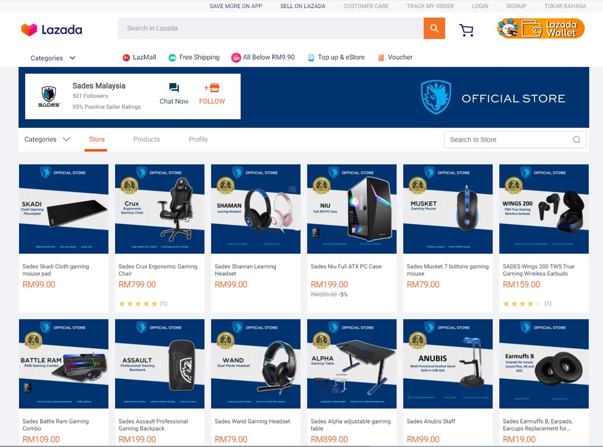 YannisLyu's tweet photo. 🔥Malaysia SADES Gaming🔥

🔥Lazada Official Store🔥
🔥Where to buy → https://t.co/gENjlkToEj
#sades #sadesmalaysia #gamingheadset #gamingkeyboards #gamingmouse #malaysia https://t.co/z6EtDO9R9q