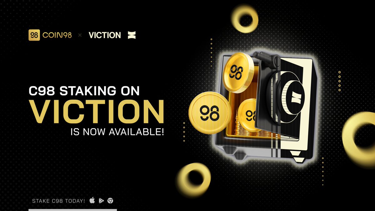 Great deals are arrived! 🔥 $C98 staking on Viction is now officially available on Coin98 Super Wallet! Let’s open our Super Wallet to earn more exceptional rewards with: 💸 Fixed APR up to 12% available! 💰 Explore various staking packages. 💳 Unlock exclusive and…