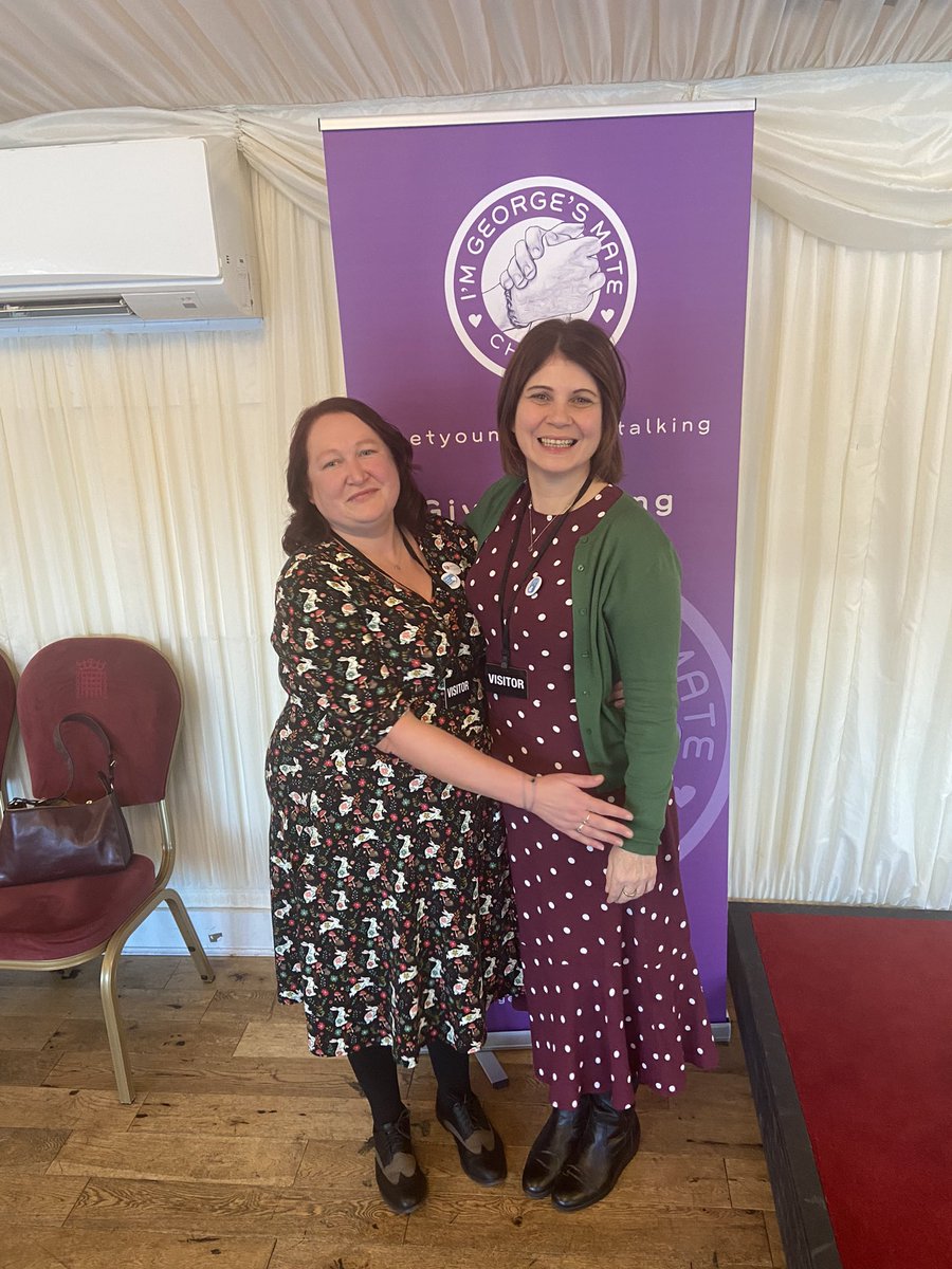 Yesterday Tracey Beadle @QuinnsRetreat & I attended the launch of a new suicide prevention charity @imgeorgesmate at the House of Lords. @LizTwistMP spoke of the drive to tackle teen suicides. Supporting #SuicidePrevention & #MentalHealthSupport 💜