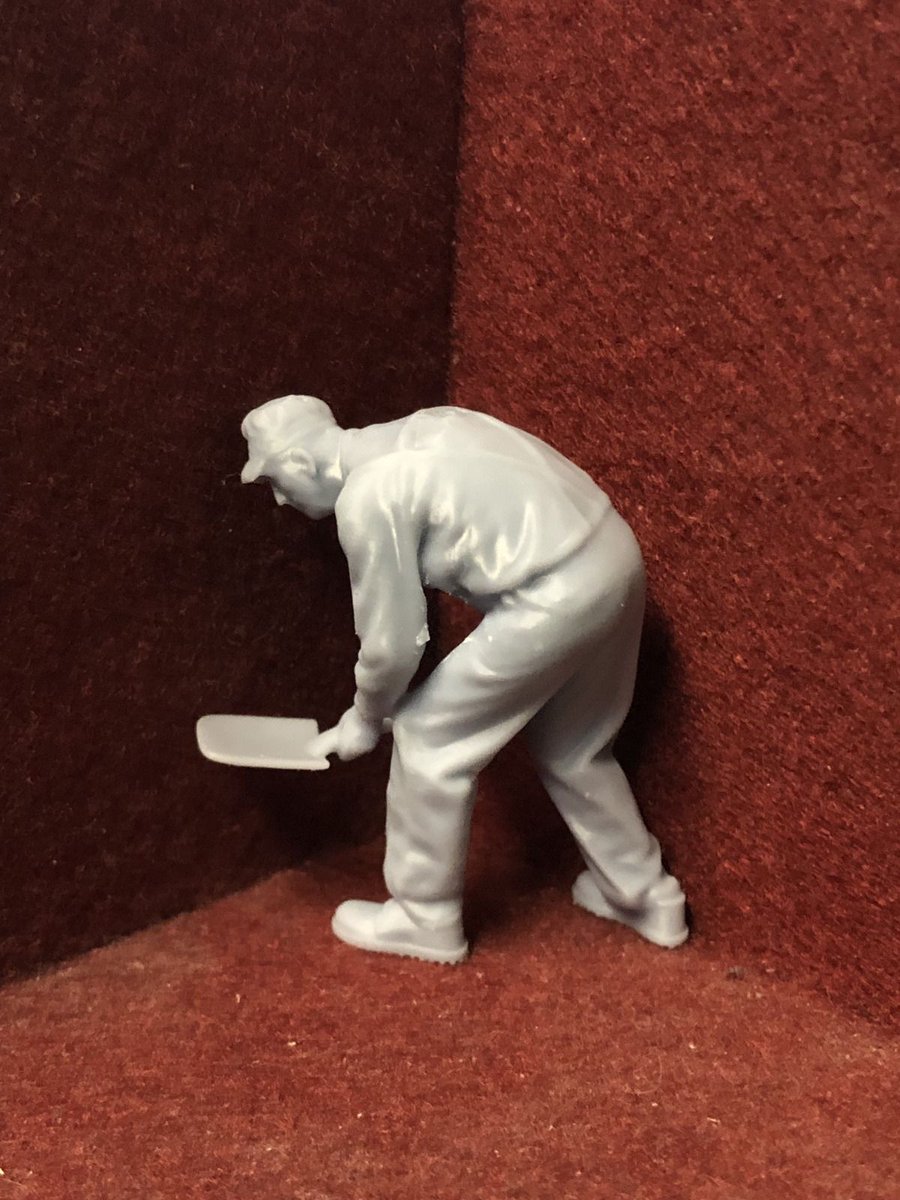 NRailworks's tweet photo. G-Scale Engineer figure - 3D scanned from real people to get realistic looks and poses! Unpainted and perfect for your model railway. Approx 47mm tall, G-Scale 1:22.5 #GScale #ModelRailway #Engineer
Get one at https://t.co/vI5o7JEFv1 #GN15 #narrowgauge https://t.co/AVa9D3QgjT