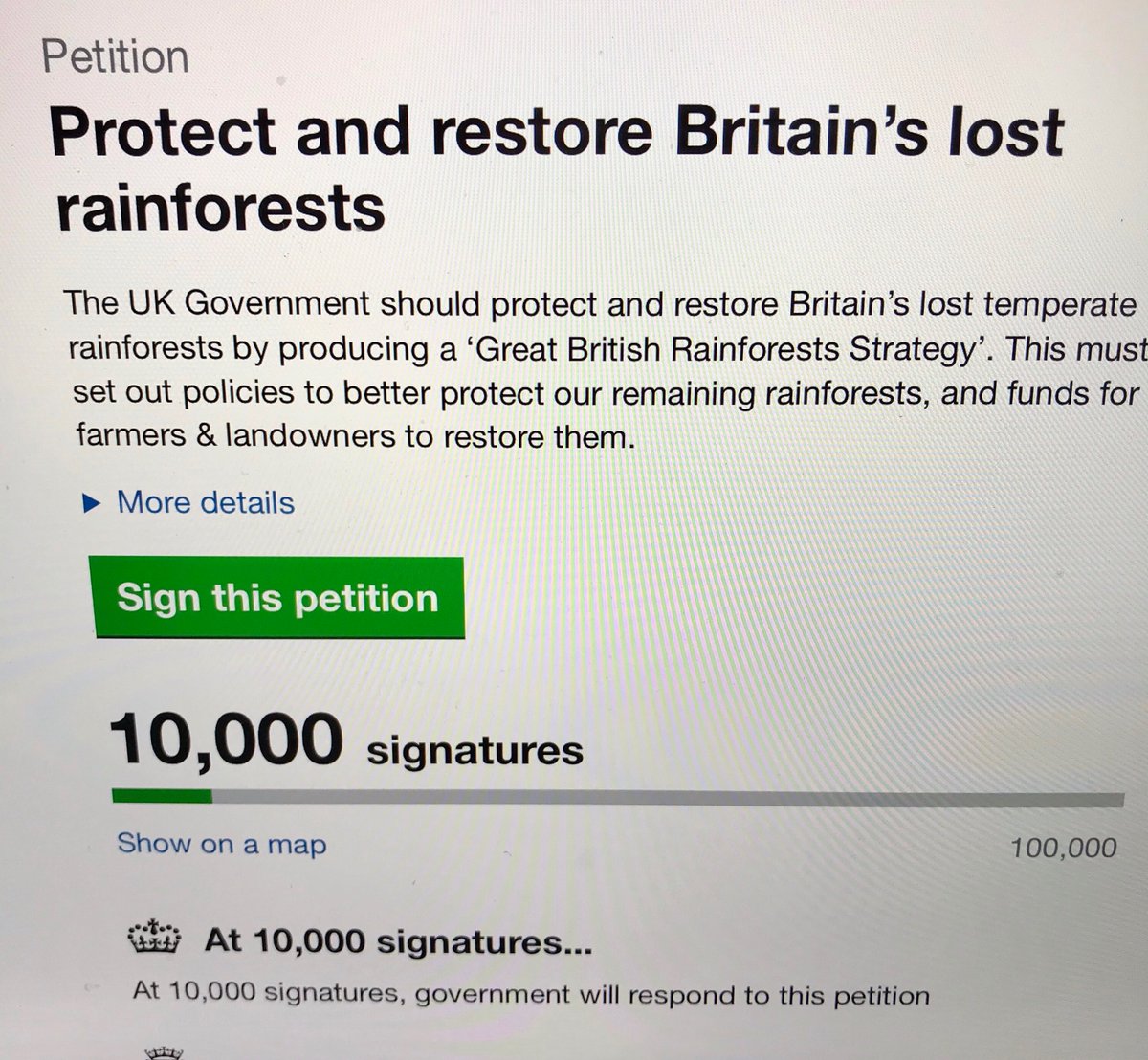 I’m delighted that the Prime Minister has today announced a new rainforests strategy for England: gov.uk/government/new… This is something I called for in my book & campaigned for with @SeahorseEnv. Thousands of you signed our petition calling for a strategy. Thread: 1/