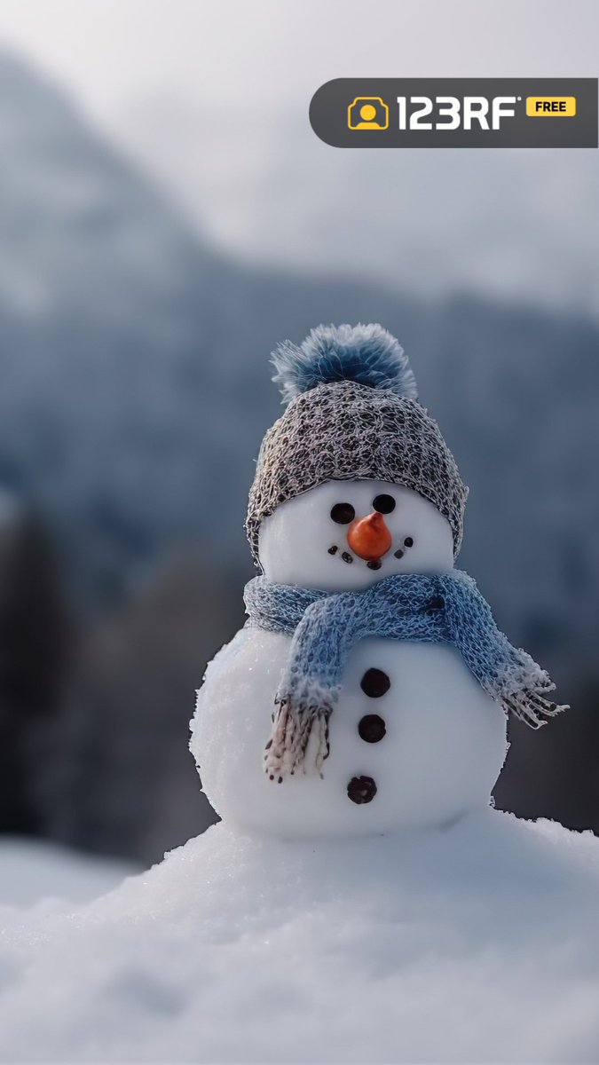 123rf's tweet photo. Captivated by the delicate beauty of a snowman? Let's start a conversation about these icy gems. Comment with your favorite snowman photos or memories! ☃️❄ 
Download FREE IMAGES of these wonderful snowmen at https://t.co/J82OY4bnv6 #123rf #createwith123rf #freeimages #snowman #winter