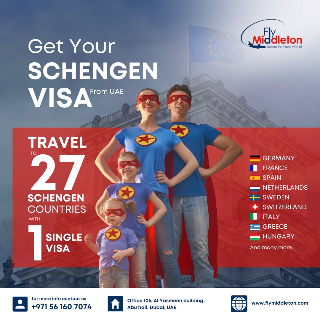 flymiddlet47644's tweet image. Your gateway to endless adventures awaits! Get your Schengen Visa from UAE and explore Europe.

#FlyMiddleton #ImmigrationConsultant #FlyAbroad #VisaDreams #EuroTripMagic #TravelWithVisa #ExploreDreamDiscover #WanderlustVibes #PassportReady #schengenvisa #europevisa #europetravel