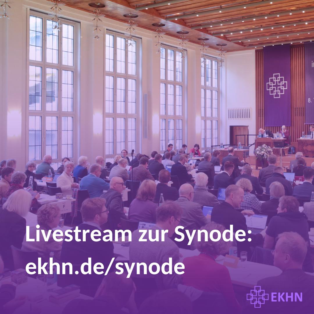 Los geht es auf der Synode in Frankfurt. Die Tagung könnt ihr live verfolgen. Hier geht es zum Livestream: ekhn.link/YXm9CW