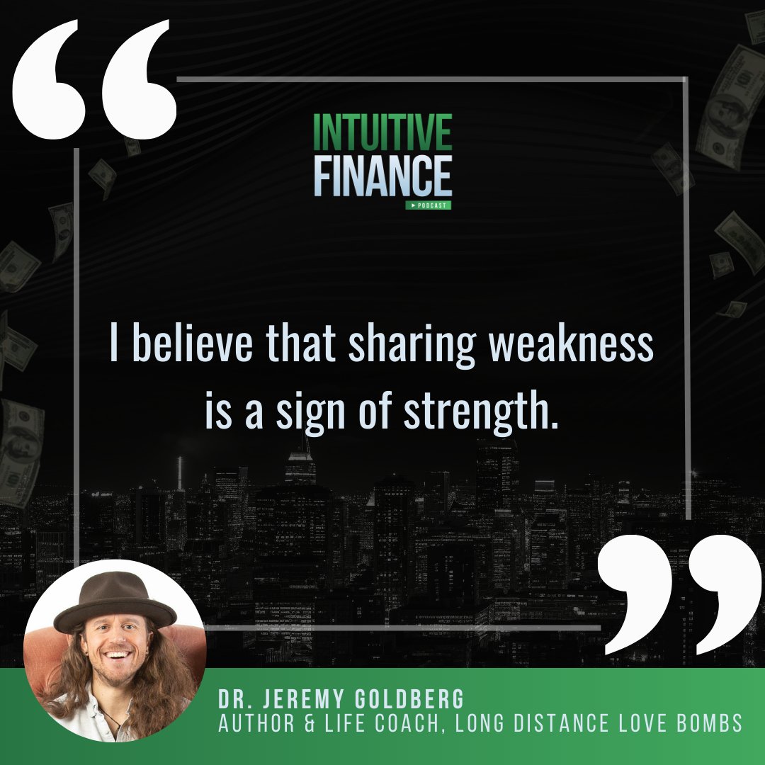 FiscallySavage's tweet photo. Kindness, self-compassion, taking the leap, sharing with others – these are not weaknesses, but rather are part of the journey.

Join us in an all-new #IntuitiveFinance as Dr. Jeremy Goldberg talks about making kindness cool: https://t.co/kd6ra60NU0 https://t.co/GexThFxhua