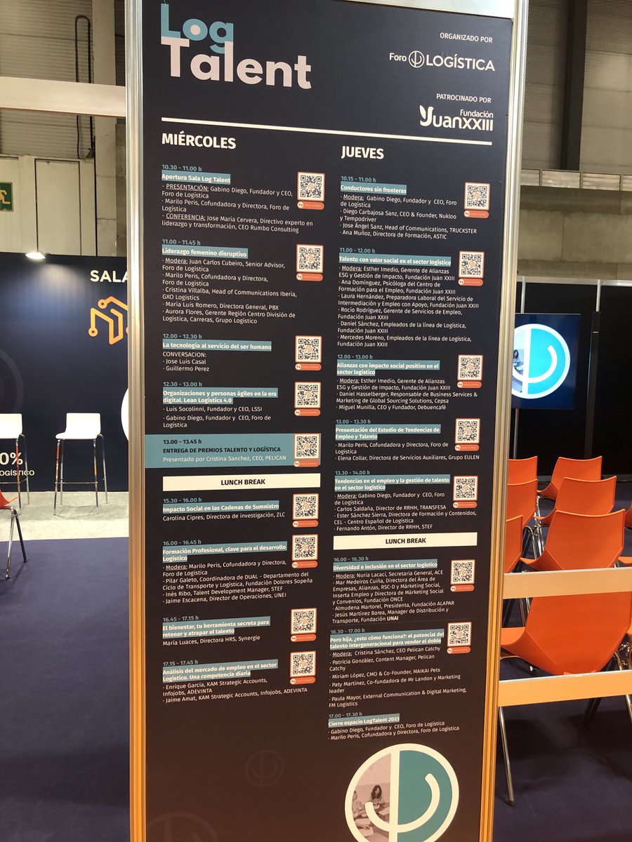 juancarcubeiro's tweet image. #LogTalent ⁦@forodelogistica⁩ Todo preparado en ⁦@IFEMA⁩