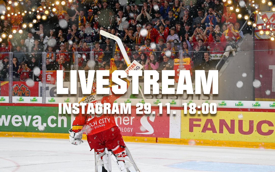 Heute um 18.00 Uhr findet auf Instagram Live die Ziehung der Gewinner des EHCB Adventskalenders statt. 🎁

Participe et découvre si tu fais partie des heureux sélectionnés !🎅

#ehcb #icicestbienne #rougeetjaune