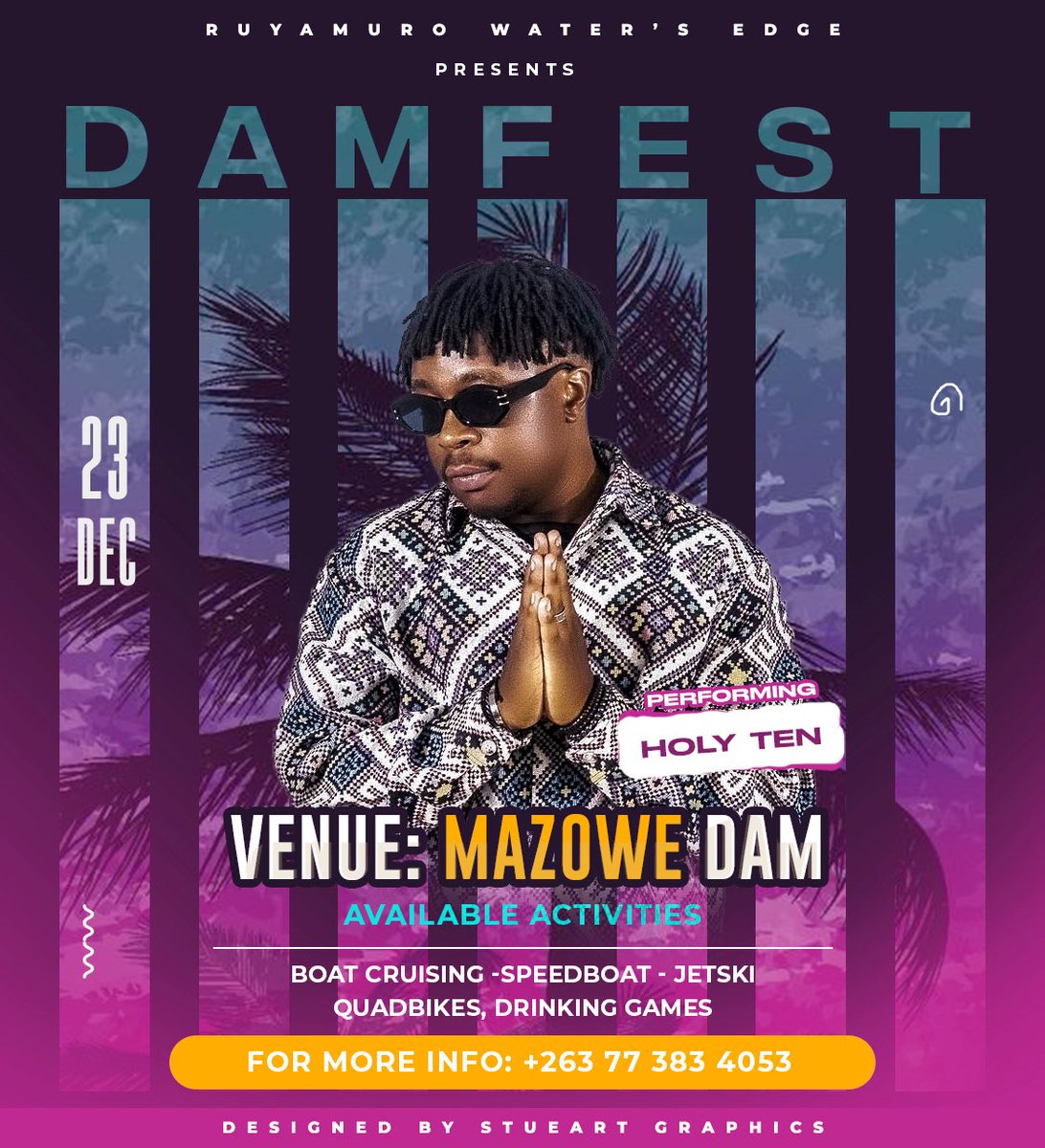 Festive fun at Ruyamuro’s Water’s Edge resort in Mazowe don’t miss out.